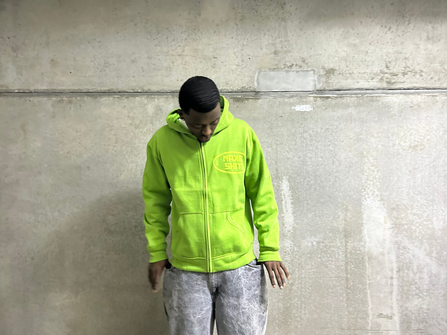 1/1 "MAKE SHIT" ZIP UP